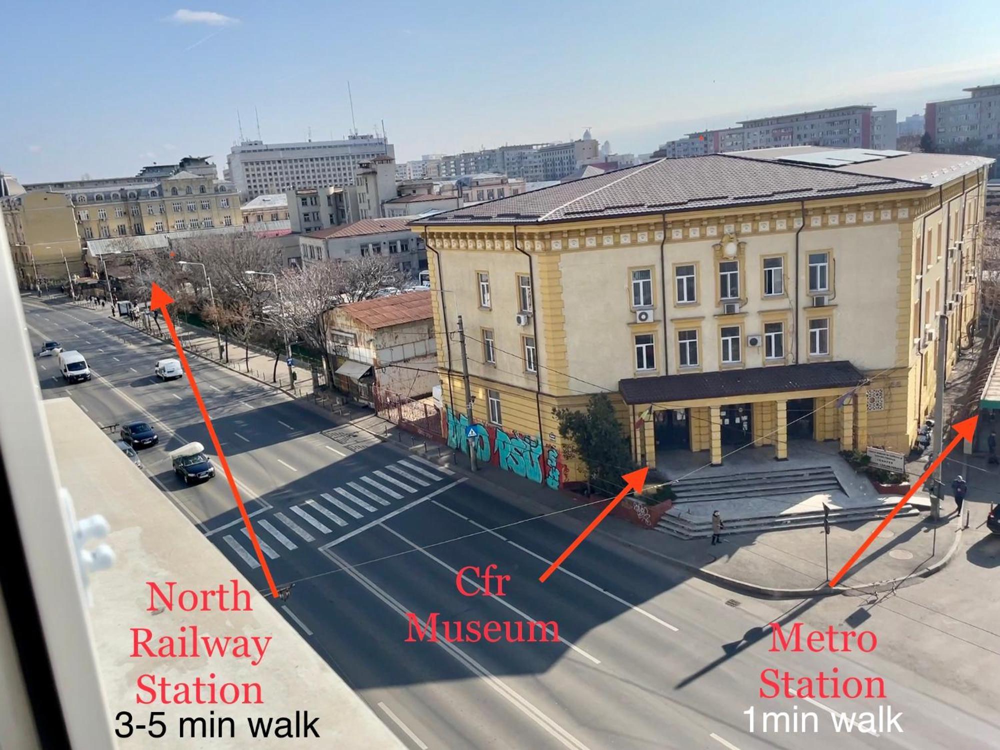 2 Vis-A-Vis Studio - Gara De Nord Bucureşti Eksteriør bilde